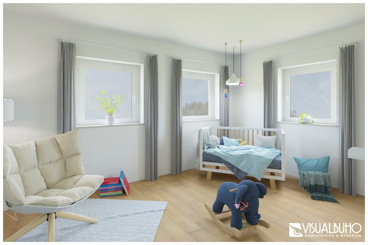 3D Home Staging Kinderzimmer