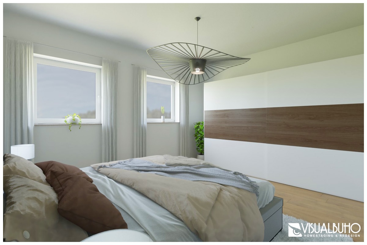 3D Home Staging Schlafzimmer Schrank
