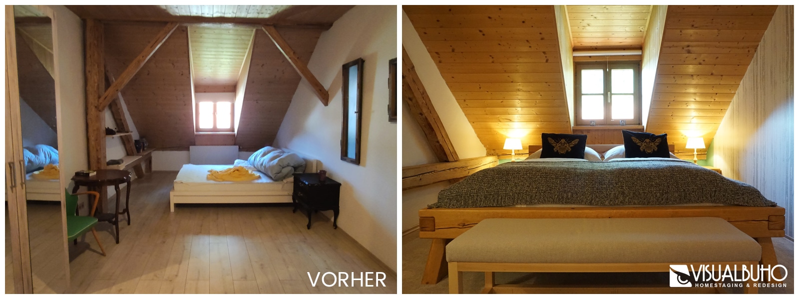 Schlafzimmer Ferienwohnung Vergleichsbild