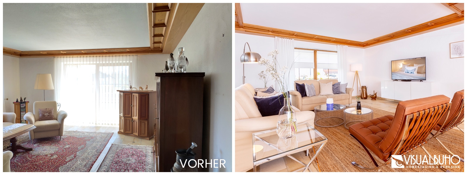 Wohnzimmer Ferienhaus Lechbruck Vergleichsbild